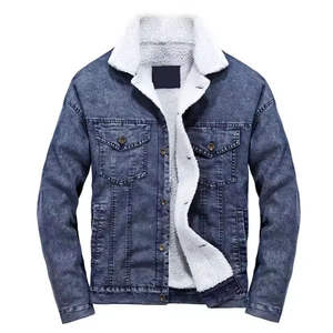 Chaqueta Vaquera para Hombre de Estilo Único con Detalle de Botones, Cómoda, Suave, Transpirable, de Secado Rápido, Informal, para Uso Diario y Viajes, Personalizable - Product Image 1