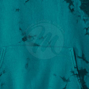 Sudadera con capucha informal con logotipo personalizado para hombre, fabricada en Pakistán, sudaderas con capucha teñidas con efecto tie-dye, color personalizado. - Product Image 6