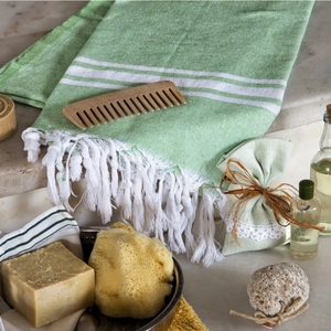 Toalla Hammam a Rayas Ecológica de la Mejor Calidad, 100% Algodón, OEM, Toalla de Playa para Adultos, Proveedor Indio, Toalla Fouta Turca - Product Image 6