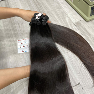 Hot Product Raw Hair Natural Straight Weft Hair Vietnamese Hair No Shedding No <b>Tangles</b> - Product Image 4