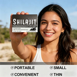 OEM Premium Quality Shilajit Tablets 500mg Organic Himalayan Shilajit Dry <b>Drops</b> Rich in Fulvic <b>Acid</b> for Energy & Stamina Support - Product Image 5