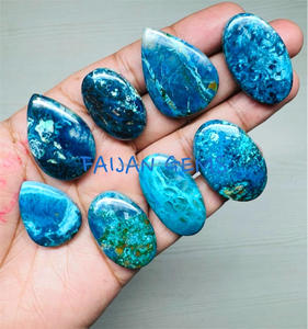 Cabujón de piedras preciosas sueltas Shattukite Natural, cabujón de cristal de todos los tamaños con forma de mezcla pulida para hacer colgantes de joyería, piedras preciosas - Product Image 2