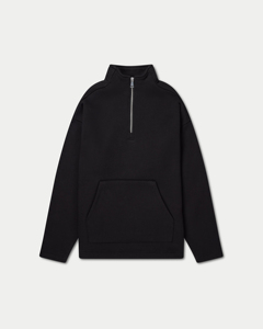 2026 OEM Winter <b>Men's</b> Breathable Quarter Zip Fleece <b>Pullover</b> Sweatshirt Washed Garment Dyed 100% Polyester - Product Image 5
