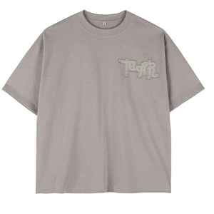 custom Print Plain T-shirt custom patches embroidery T shirt oversized Acid washed <b>Tshirt</b> custom your brand men women T-shirt. - Product Image 2