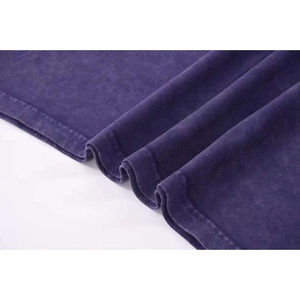Camiseta de Punto de Manga Corta con Cuello Redondo para Hombre, Color Morado, Estilo Casual - Product Image 5