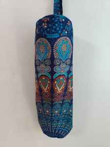 Bolsa de Yoga Étnica con Mandala Hecha a Mano, con Correas Ajustables, Cierre de Cremallera, Tela de Algodón - Marca CLASSIC ART & CRAFT Rajasthan - Product Image 6