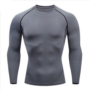 Maillot de compression intégral à manches longues pour garçons, conception OEM, en polyester écologique, idéal pour la musculation et le fitness - Product Image 5