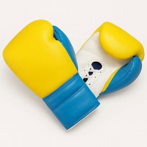Fabrication professionnelle en usine, ensemble de boxe multicolores de haute qualité, cuir véritable, logo et design personnalisés, ensembles d'entraînement et de sparring - Product Image 2