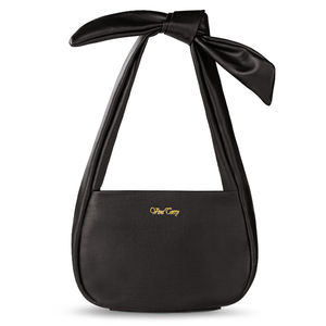 Bolso de Mano Pequeño de Cuero Vegano para Mujer con Cierre, Bolsos de Hombro Negros para Mujer - Product Image 1
