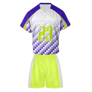 Tenues de lacrosse personnalisées 100 % polyester, séchage rapide, légères, unisexes, pour adultes, nouvelle arrivée, ensembles sublimés pour équipes de lacrosse - Product Image 1