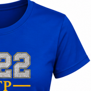 T-shirt personnalisé Sigma Gamma Rho pour femmes, imprimé lettres de sororité grecque, en coton, manches courtes, col rond, décontracté, vente en gros - Product Image 5