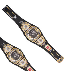 เข็มขัดแชมป์พรีเมียม 2 มม./4 มม. ทำจากโลหะผสมสังกะสี สายหนังแท้ สำหรับกีฬามวยปล้ำ รางวัลถ้วยรางวัลสำหรับงานกีฬา - Product Image 6