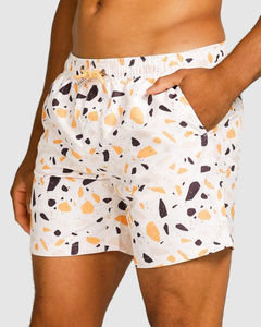 Shorts de plage écologiques de haute qualité en polyester recyclé à séchage rapide, imprimés par sublimation, pour les vacances décontractées et la natation estivale - Product Image 4