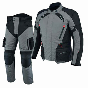 Outdoor Waterproof Leather Plus Size Motorbike Racing Jacket and Pants Sportswear for Motorcycle Riding Suit Wear Top - Product Image 1