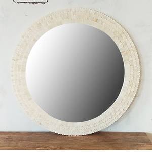 Espejo de Pared de Lujo con Marco de Incrustaciones de Hueso, Personalizable con Diseño y Logotipo a Medida, Estilo Americano, Hecho a Mano con la Mejor Calidad - Product Image 6