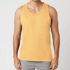 Nouveauté 2025 – Débardeurs à capuche personnalisables pour hommes, 100 % coton respirant, col rond, coupe ample, style décontracté – Vente en gros - Product Image 1