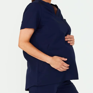 Uniformes de Hospital Unisex Personalizables Más Vendidos, Nuevo Estilo, Camisa de Enfermera de Manga Corta y Pantalones Cortos de Doctor, Precio - Product Image 5