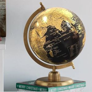 Globe terrestre vintage avec support en bronze |   Carte du monde classique pour la décoration intérieure, design de qualité supérieure, design luxueux - Product Image 5