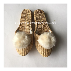 Pantuflas de Jacinto de Agua Tejidas a Mano de Alta Calidad, Diseño Cerrado a la Moda, Naturalmente Antibacterianas - Product Image 4