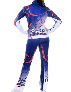 Survêtements de cheerleading en gros : Ensemble complet sublimé, veste et pantalon en polyester pour équipe de cheerleading, prix abordable - Product Image 2