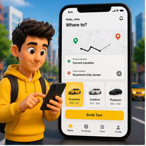 Servicios de Desarrollo de Aplicaciones Móviles Avanzadas para Reserva de Taxis para Empresas de Transporte y Operadores de Flotas - Product Image 1