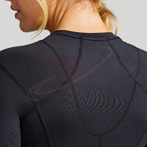 Breathable Stretch Workout Apparel For Sports And Daily Exercise Use Custom Women Compression Activewear Shirt Moisture Wicking - Product Image 5