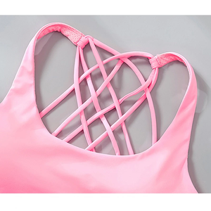 New Fitness Sports <b>Bra</b> for Women Push Up Cross Back Shockproof Running Gym Training Workout Yoga Underwear Crop Tops - Product Image 4