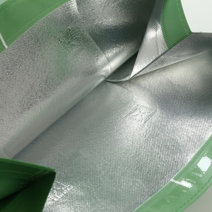 Sacs isothermes personnalisés en coton perlé non tissé, résistants à l'humidité, pour la vente à emporter de gâteaux, de lait, de café et de hamburgers - Product Image 2