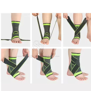 Flex Guard Neoprene <b>Ankle</b> Pads Lightweight Cushion Design Breathable Fabric Non-Slip <b>Support</b> Eco-Friendly for Running Training - Product Image 6