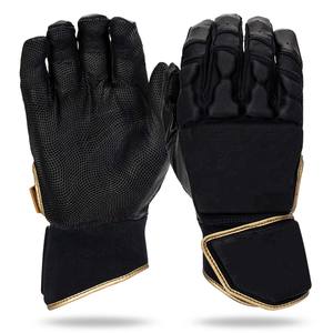 Guantes de Bateo de Béisbol y Sóftbol de Cuero Transpirable para Adultos, Guantes Deportivos con Agarre Antideslizante en la Palma para Receptores, con Logotipo Personalizado - Product Image 5