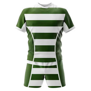 Uniforme de Rugby Unisex para Adultos, para Deportes y Entrenamiento, Transpirable, Talla Grande, Manga Corta, 100% Poliéster - Product Image 6