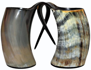 Taza de Cuerno de Búfalo Natural Hecha a Mano de Alta Calidad con Asa, Duradera para Beber Cerveza, Vino, Sidra y Cerveza Artesanal - Regalo de Año Nuevo - Product Image 6