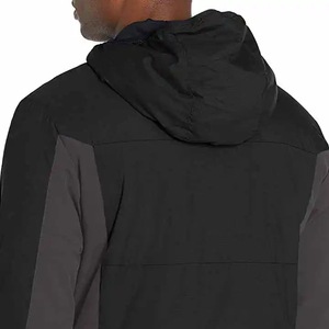 Wholesale <b>Hooded</b> Men's Winter Softshell <b>Jacket</b> Waterproof Durable Breathable Outdoor Apparel - Product Image 4