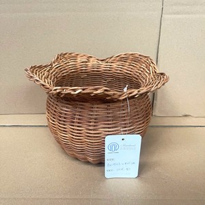 <b>Rustic</b> Touch Ideal Solution For <b>Home</b> <b>Decor</b> A Charming Accent Rattan Wicker Vase Urn From Vietnam - Product Image 1