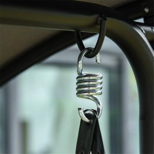 3 Seat Gray Patio Swing Chair - Product Image 3