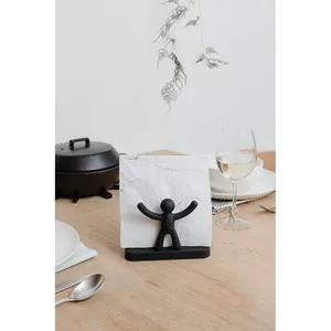 Porte-serviettes en métal fait main de qualité export, support décoratif de cuisine haut de gamme, porte-serviettes brodé fabriqué par Zahid Exports - Product Image 2