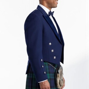 Veste Prince Charlie en gros pour hommes, tenue écossaise des Highlands, kilt, costume de mariage, manteau formel, logo personnalisé - Product Image 3