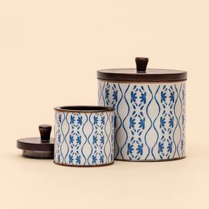 Cajas Personalizadas para Café y Otros Utensilios de Cocina, Recipientes con Tapa de Madera, Estilo Vintage para Uso en Casas de Campo, India 2026 - Product Image 1