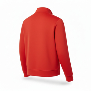<b>Men</b> Winter <b>Half</b> <b>Zip</b> Fleece Pullover Sweatshirt Eco-Friendly Knitted Plain Dyed Polyester/Cotton Breathable <b>Half</b> <b>Zip</b> Sweatshirts - Product Image 2