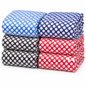 Le Souvenirs Tissu Popeline Uni à Pois 100% Coton Biologique Peigné Écologique Respirant et Absorbant l'Humidité pour Robe - Product Image 1