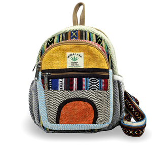 Hemp Cotton <b>Mini</b> <b>Backpack</b> Promotional Product - Product Image 1
