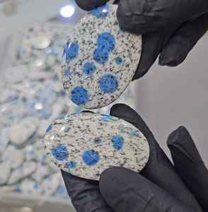 Lot de 1 kg de cabochons en jaspe K2, pierres précieuses naturelles, pierres brutes de haute qualité pour la fabrication de bijoux DIY, vente en gros - Product Image 4