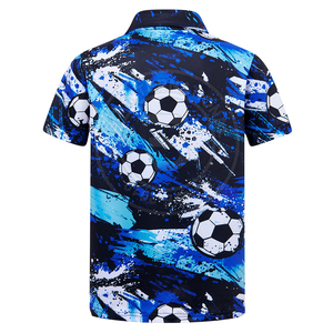 เสื้อโปโลกอล์ฟเยาวชนแบบซับลิเมชั่น เสื้อทีมสั่งทำพิเศษ แขนสั้น ระบายอากาศได้ดี เสื้อกีฬาประสิทธิภาพสูง - Product Image 2