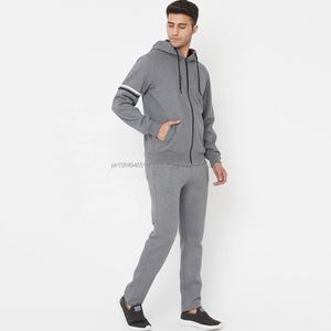 Vente en gros de survêtements deux pièces à manches longues en coton pour hommes, jogging, vêtements de sport lourds, survêtement de marque privée, prix bon marché - Product Image 5