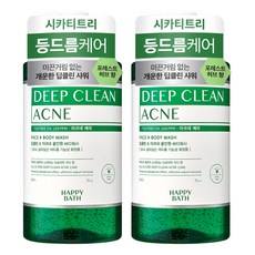 Confezione da 2 Saponette Liquide Happy Bath Deep Clean Acne All-In-One 900g, Profumo Legnoso Aromatico - Product Image 1