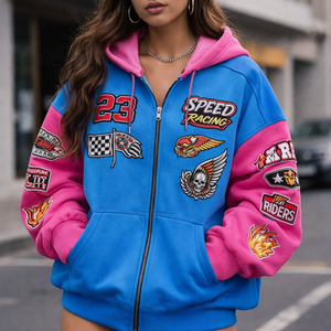 Sweat à capuche unisexe pour sportifs, brodé, séchage rapide, écologique, mode hiver, logo en relief, broderie 3D, uni, décontracté - Product Image 2