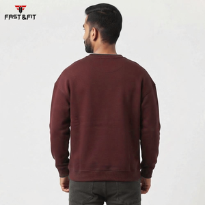 Sweat-shirts en molleton 100 % coton, personnalisables avec logo brodé ou imprimé, de qualité supérieure, écologiques, pour l'hiver – Vente chaude - Product Image 5