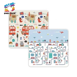 <span class=keywords><strong>Tapis</strong></span> d'éveil pour bébé, thème Londres, motifs de circulation urbaine - Matériau XPE écologique, <span class=keywords><strong>tapis</strong></span> de jeu éducatif doux pour nourrissons P08K122 - Product Image 1