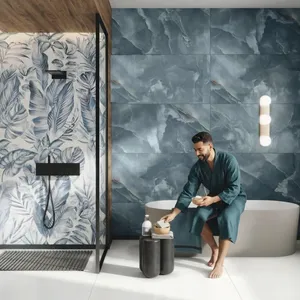 Luxury Hotel Project 600x1200 Carved Porcelain Tiles Premium Feature Wall Rustic Texture High End Corporate Interior Design Tile - Product Image 4