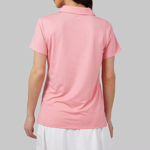Fournisseur en gros de polos pour femmes, polos à manches courtes en coton, polos décontractés avec col personnalisé, logo personnalisé disponible - Product Image 5